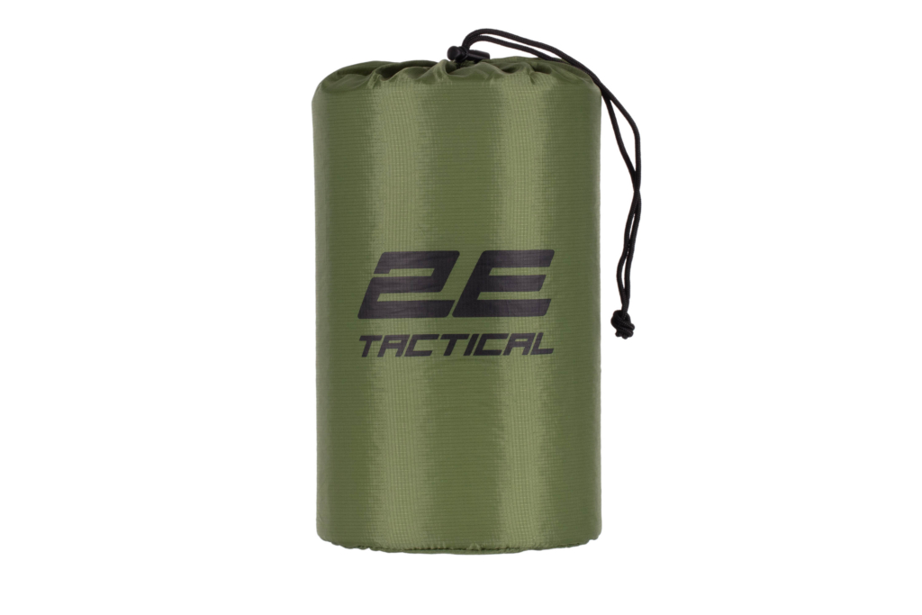 2E Tactical Inflatable sleeping folding mat, air pump system, green