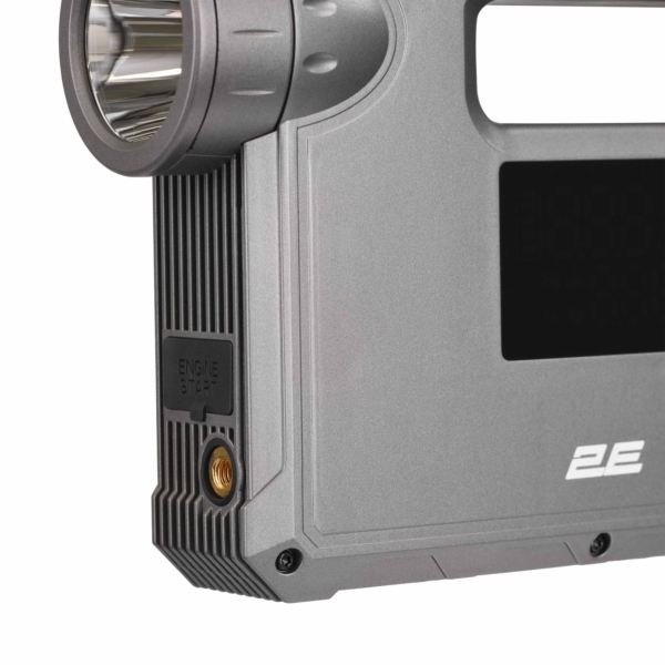 2E Pitman Jump Starter and charger portable, 400А/1000А, 10000 мА/37 W·h, power bank, compressor, flashlight, 1xUSB-A, case