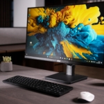 Монитор 2E 27″ N2723B D-Sub, HDMI, IPS, 75Hz, Pivot