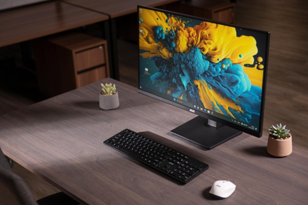 Монитор 2E 27″ N2723B D-Sub, HDMI, IPS, 75Hz, Pivot
