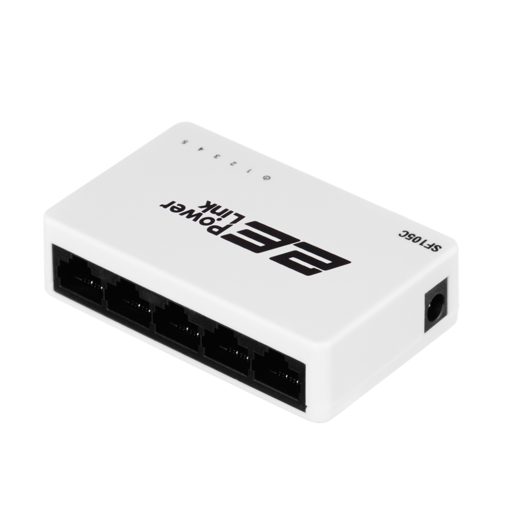 2E PowerLink Switch SF105C 5xFE, Unmanaged
