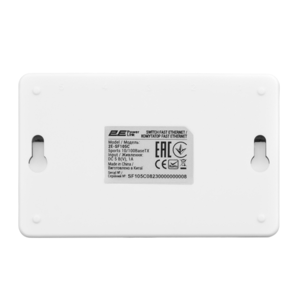 Коммутатор 2E PowerLink SF105C 5xFE, Неуправляемый