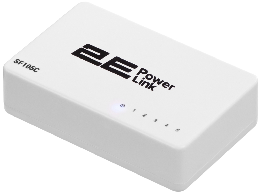2E PowerLink Switch SF105C 5xFE, Unmanaged