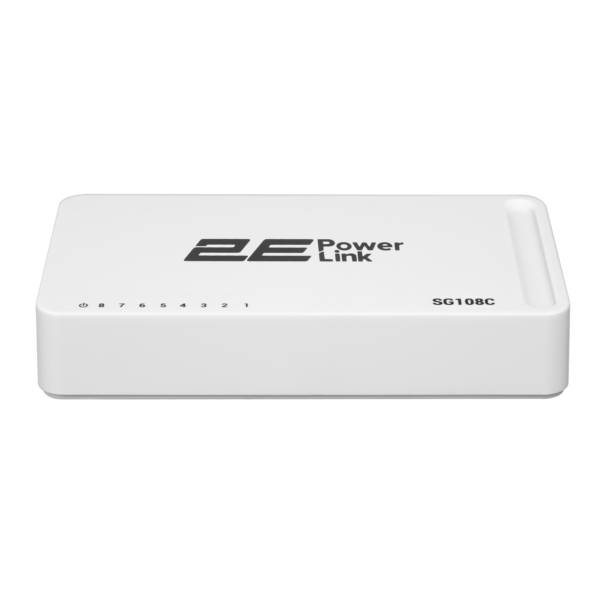 Коммутатор 2E PowerLink SG108C, 8xGE, Неуправляемый