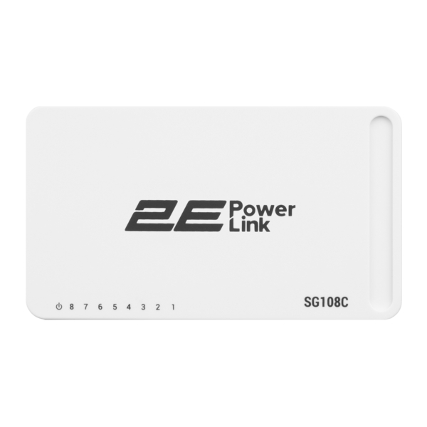 Коммутатор 2E PowerLink SG108C, 8xGE, Неуправляемый
