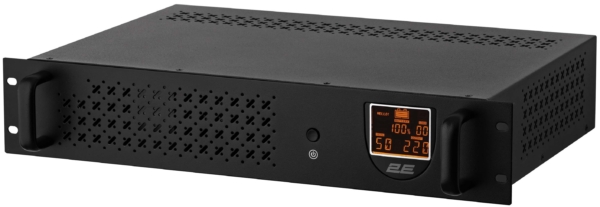 2E RE850, 850VA/480W, RM 2U, LCD, USB, 2xSchuko