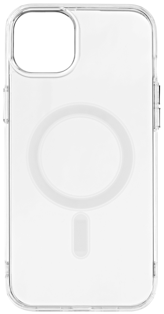 2Е Basic case for iPhone 15 Plus, Transparent MagSafe Cover, Clear