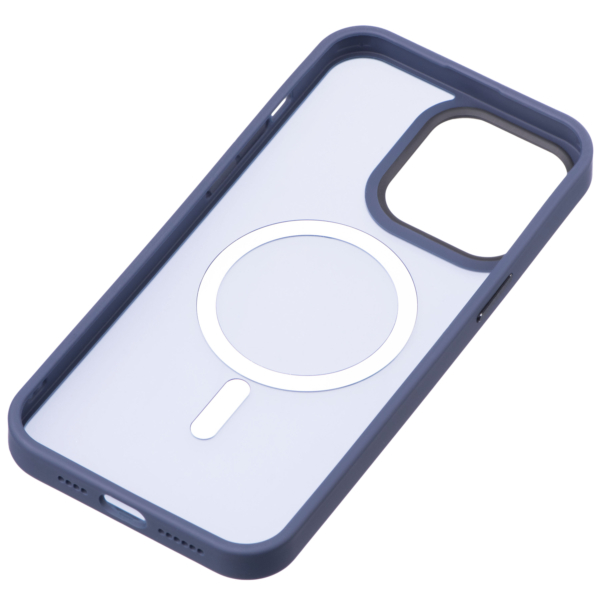 Чехол 2Е Basic для iPhone 15 Pro, Soft Touch MagSafe Cover, Dark Blue