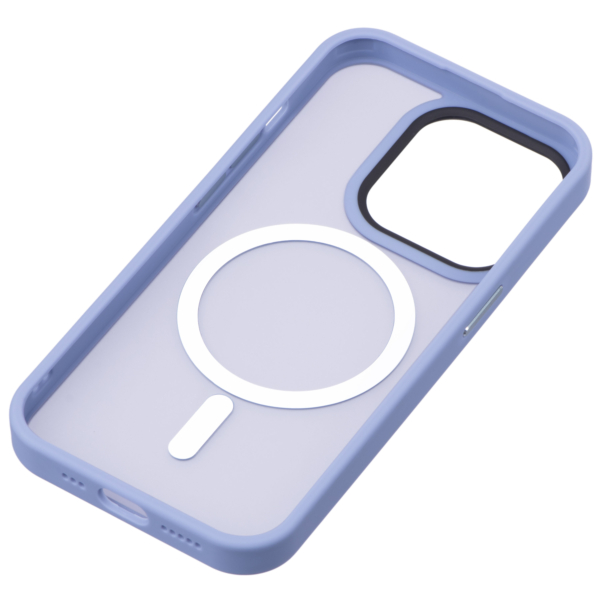 2Е Basic case for iPhone 15 Ultra, Soft Touch MagSafe Cover, Light Blue