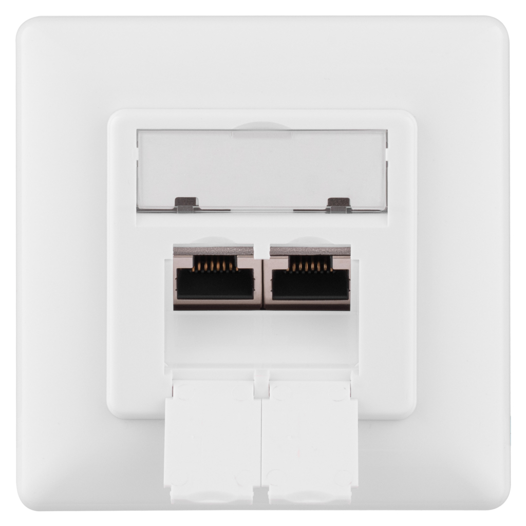 Front fase panel  2х Keystone 80×80 with grounding