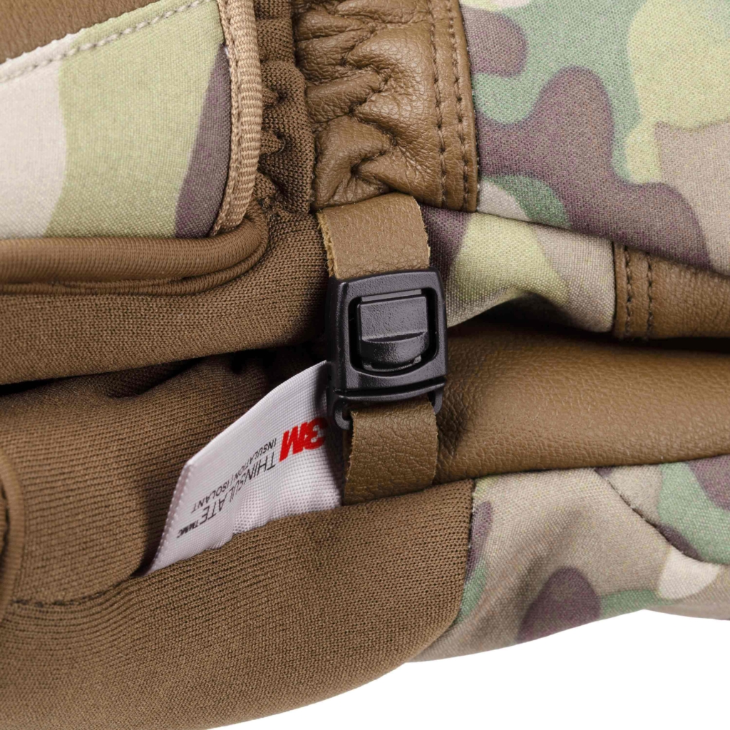 2E Tactical Рукавички тактичні зимові, Winter Full Touch 3M, M, камуфляж