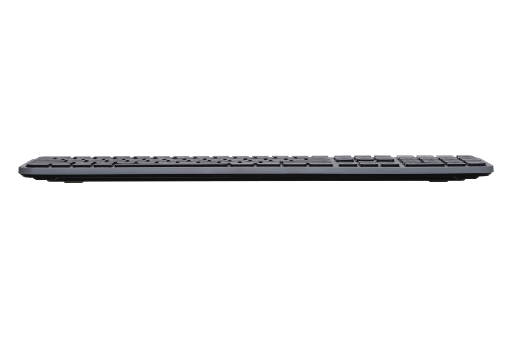 Клавиатура мембранная 2E KS240 110key, WL/BT, EN/UK, серо-чёрный