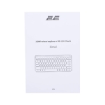 2E Keyboard membrane KS250 84key, WL/BT, EN/UK, black-grey