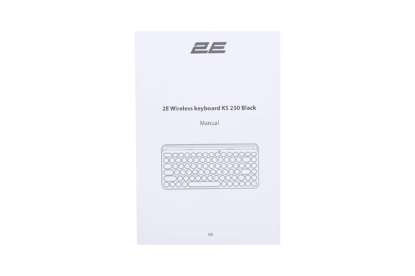 2E Keyboard membrane KS250 84key, WL/BT, EN/UK, black-grey