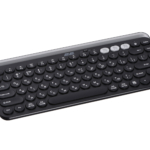 2E Keyboard membrane KS250 84key, WL/BT, EN/UK, black-grey