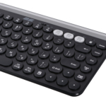 2E Keyboard membrane KS250 84key, WL/BT, EN/UK, black-grey