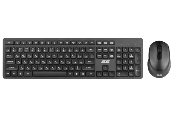 Комплект клавиатура и мышь 2E MK420 WL, EN/UK, чёрный