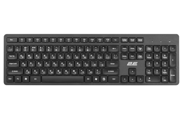 Комплект клавиатура и мышь 2E MK420 WL, EN/UK, чёрный