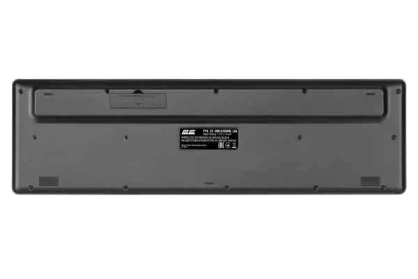 Комплект клавиатура и мышь 2E MK420 WL, EN/UK, чёрный