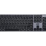 Комплект клавіатура та миша 2E MK440 WL/BT, EN/UK, сіро-чорний