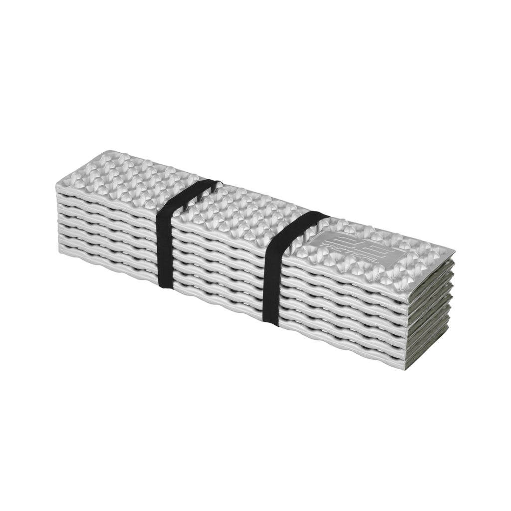 2E Folding mat Base XT, foam, with heat-reflective coating, green