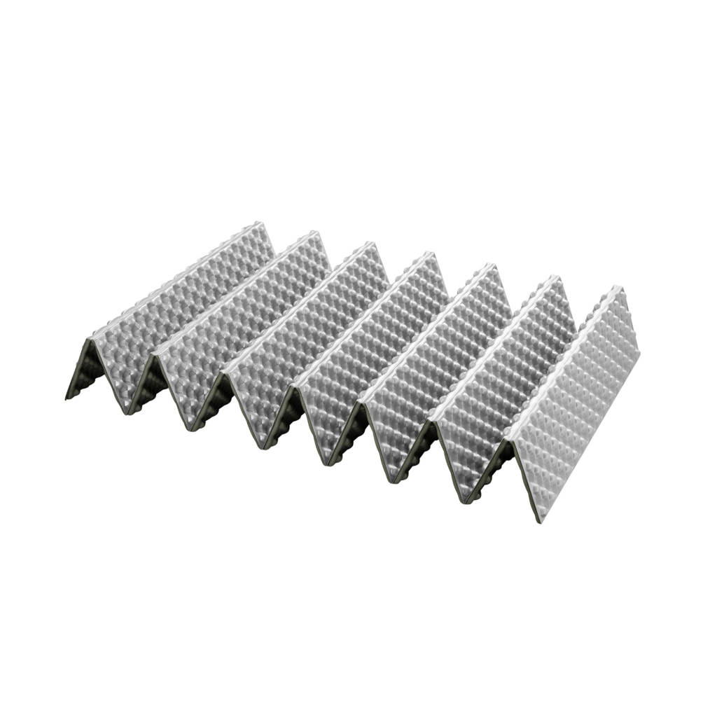 2E Folding mat Base XT, foam, with heat-reflective coating, green