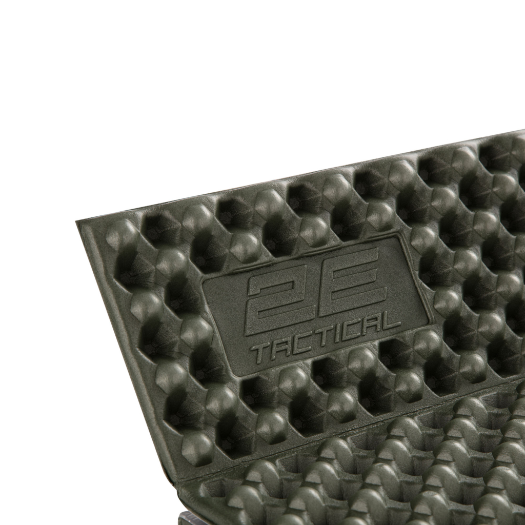 2E Folding mat Base XT, foam, with heat-reflective coating, green