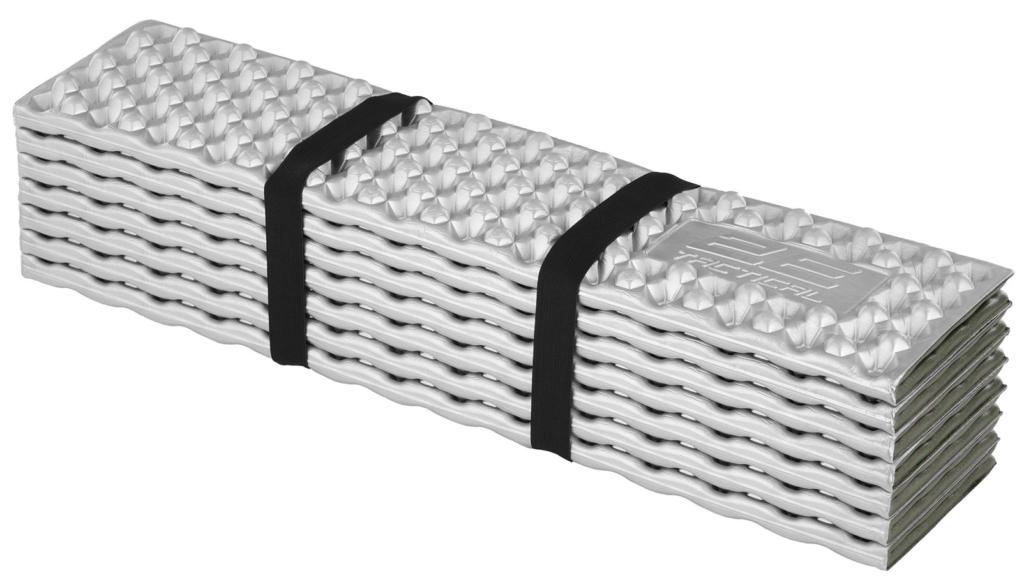 2E Folding mat Base XT, foam, with heat-reflective coating, green