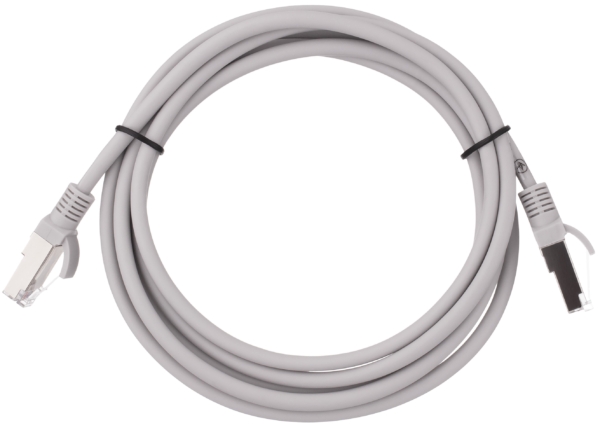 Патч-корд 2E САТ 5e, FTP, 2м, 26AWG, RJ45, 7/0.16, Cu, LSZH, сірий