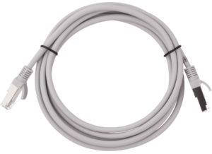 Патч-корд 2E САТ 5e, FTP, 3м, 26AWG, RJ45, 7/0.16, Cu, LSZH, серый