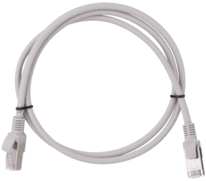Патч-корд 2E САТ 6, FTP, 1м, 26AWG, RJ45, 7/0.16, Cu, LSZH, серый