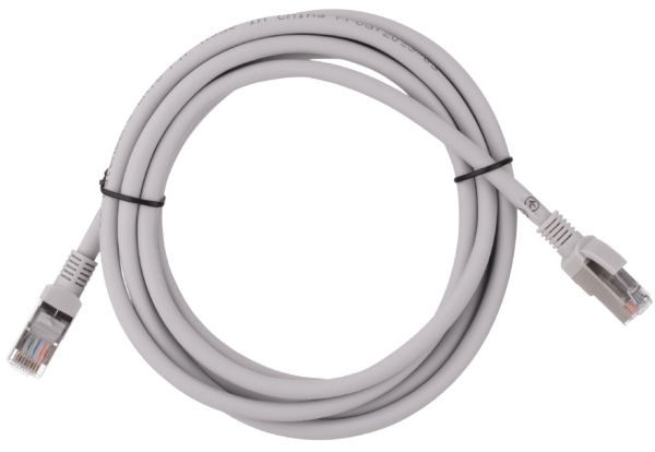 Патч-корд 2E САТ 6, FTP, 2м, 26AWG, RJ45, 7/0.16, Cu, LSZH, сірий