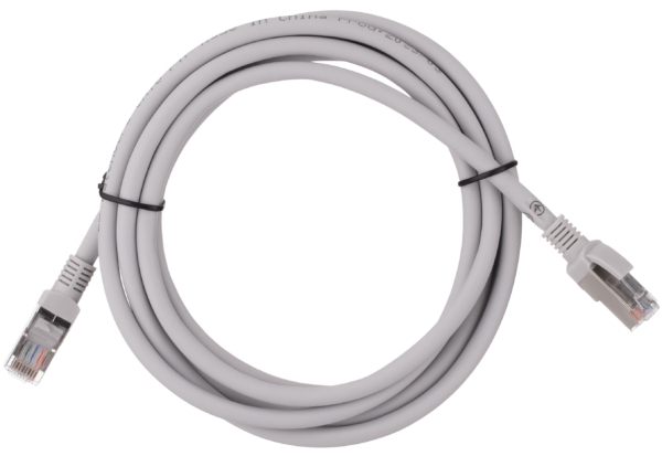 Патч-корд 2E САТ 6, FTP, 3м, 26AWG, RJ45, 7/0.16, Cu, LSZH, сірий
