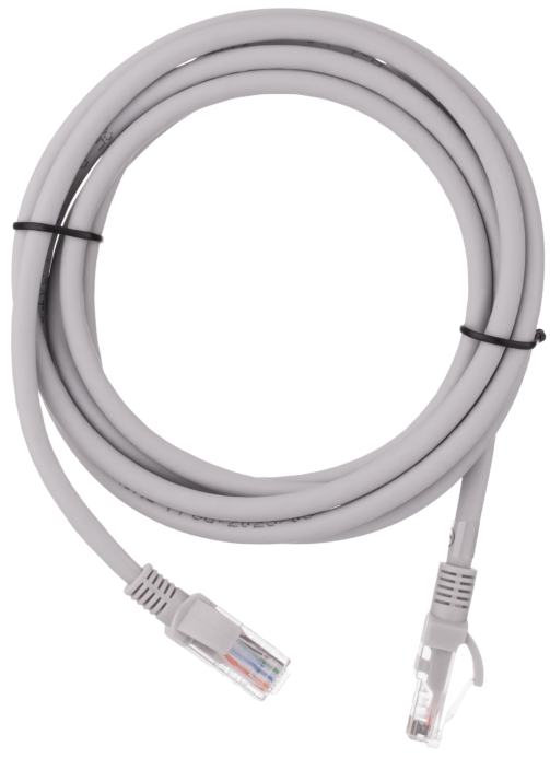 Патч-корд 2E САТ 6, UTP, 3м, 26AWG, RJ45, 7/0.16, Cu, LSZH, сірий