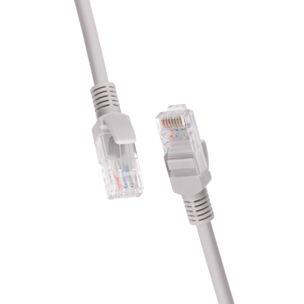 Patch cord  2E Cat 5e,UTP,RJ45, 26AWG ,7/0.16 Cu, 3.00 m, LSZH,Grey