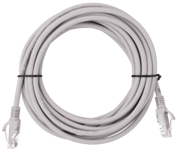Патч-корд 2E САТ 5e, UTP, 3м, 26AWG, RJ45, 7/0.16, Cu, LSZH, сірий