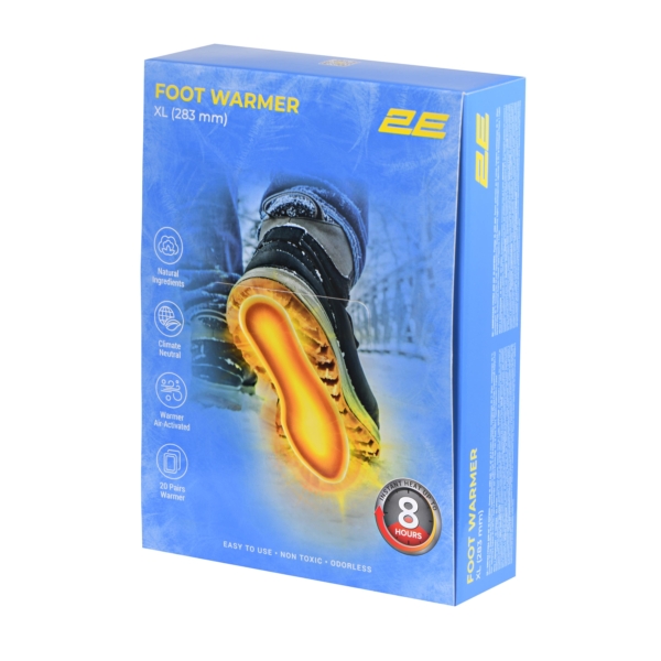 2E Tactical Chemical foot warmer size XL (283mm), up to 8 hours – 20 pairs