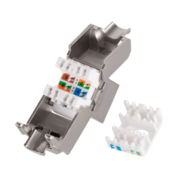 module keystone 2Е shield FTP CAT 5E tooless