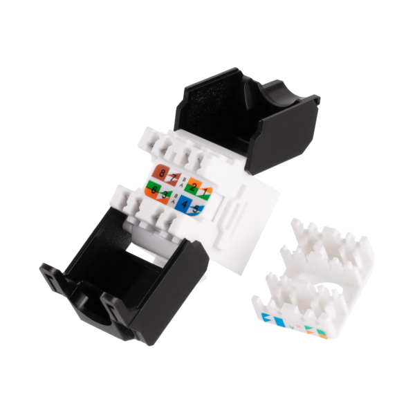 2E module keystone unshield UTP CAT 6 tooless