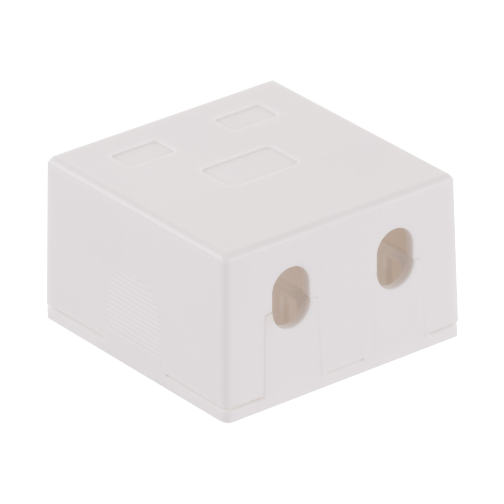 Consolidation-Point Box for 2x Keystone Jacks