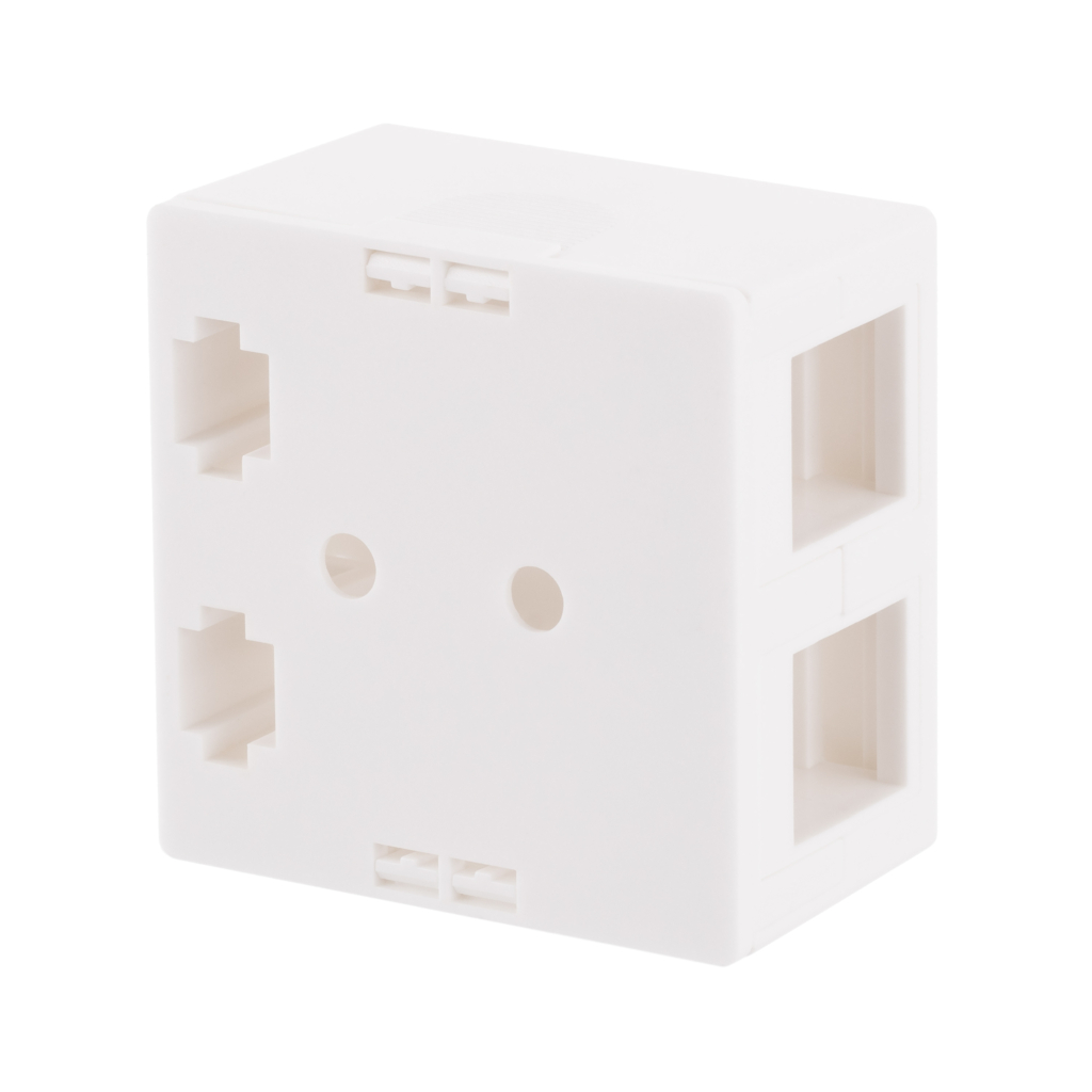 Consolidation-Point Box for 2x Keystone Jacks