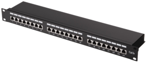 Патч-панель 2E САТ 5e, FTP, 19″, 1U, 24 порта, собранная