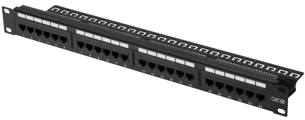 patch panel 2Е  UTP cat 5e 24port