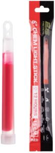 2E Tactical Chemical light GS6, 15 cm, 12 hours, red