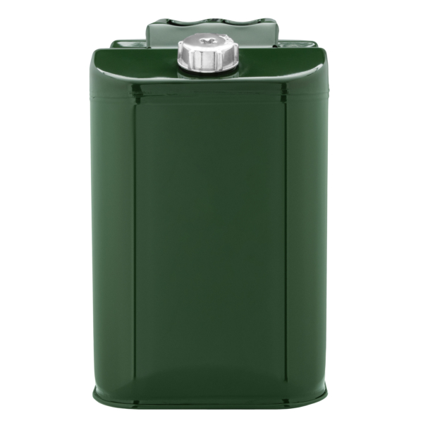 2E Jerry cans vertical 30L, metal 0.8mm, 4.4kg, green