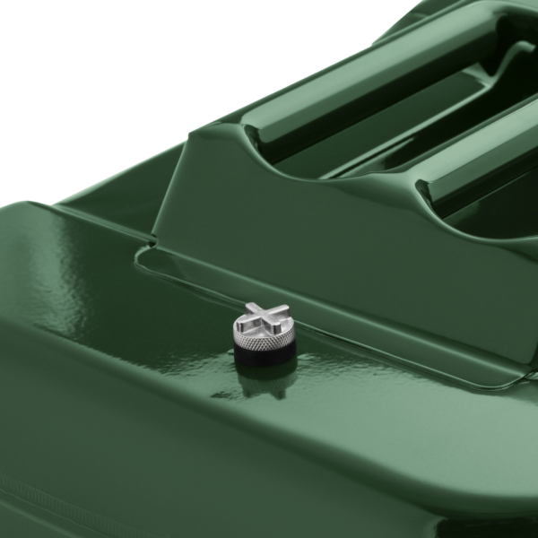 2E Jerry cans vertical 30L, metal 0.8mm, 4.4kg, green