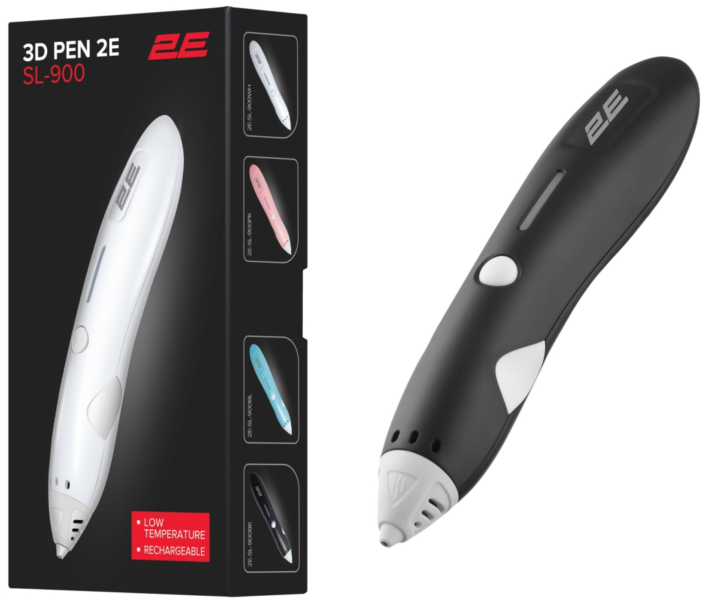 Ручка 3D 2E SL_900, PCL, Aкб 500mAh, черный