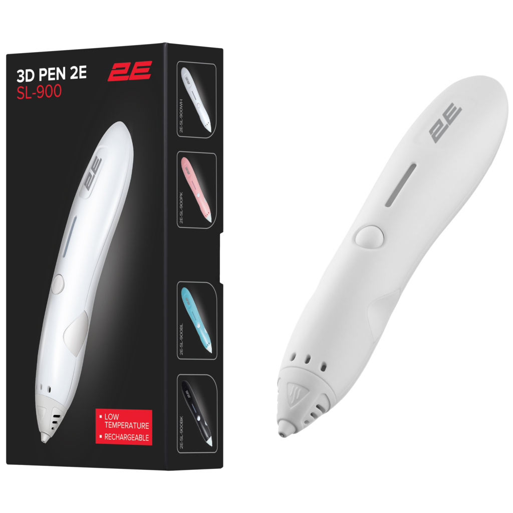 Ручка 3D 2E SL_900, PCL, Aкб 500mAh, белый