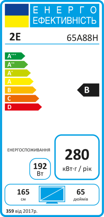 Телевізор 65″ 2E MiniLED 4K 60Hz Smart WebOS Black