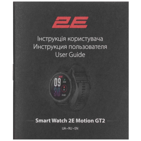 Смарт-часы 2E Motion GT2 47mm Black-Red
